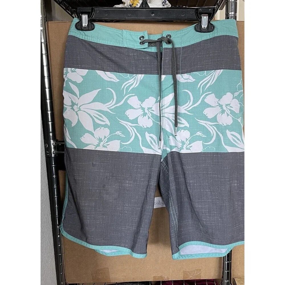 Hang Ten Mens Sz XL Swim Trunks Board Shorts Swimwear Beach Surfer Beachwear